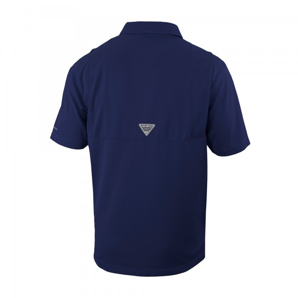 Indiana Pacers Columbia Navy Omni-Wick Flycaster Pocket Polo