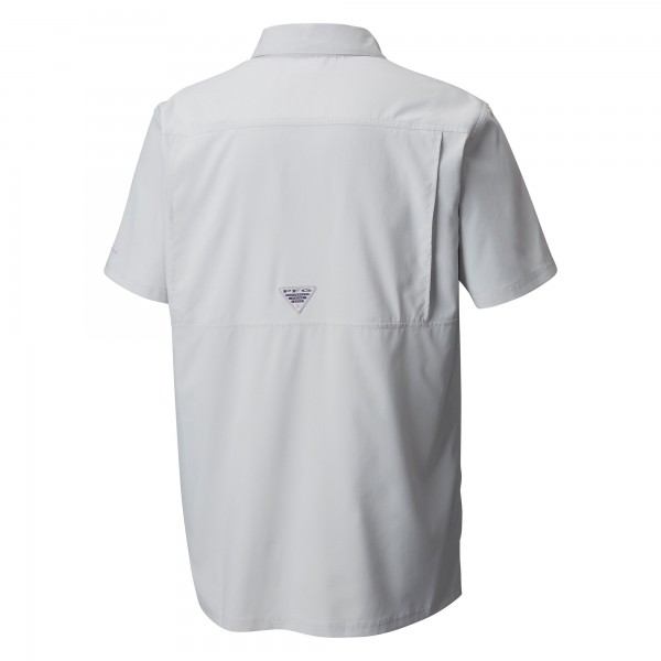 New York Knicks Columbia White Slack Tide Camp Button-Up Shirt