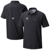 Milwaukee Bucks Columbia Black Slack Tide Camp Button-Up Shirt