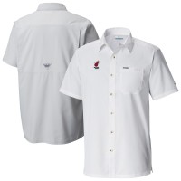 Рубашка с коротким рукавом Miami Heat Columbia White Slack Tide Camp