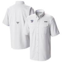 Рубашка с коротким рукавом Oklahoma City Thunder Columbia White Omni-Wick Low Drag Offshore