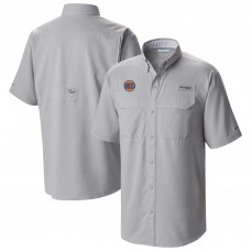 New York Knicks Columbia Gray Omni-Wick Low Drag Offshore Button-Up Shirt