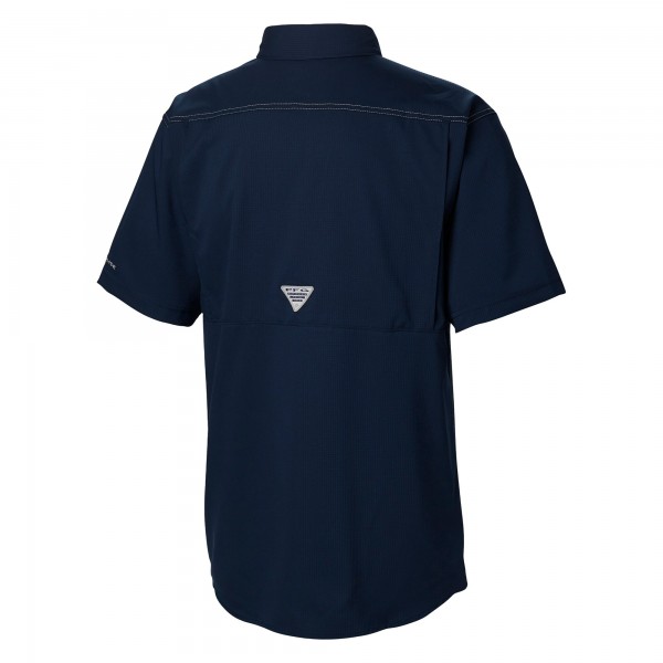Рубашка с коротким рукавом Oklahoma City Thunder Columbia Navy Omni-Wick Low Drag Offshore