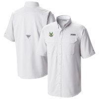 Milwaukee Bucks Columbia White Omni-Wick Low Drag Offshore Button-Up Shirt