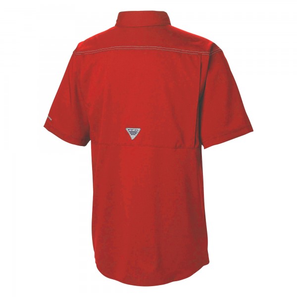 Рубашка с коротким рукавом Miami Heat Columbia Red Omni-Wick Low Drag Offshore