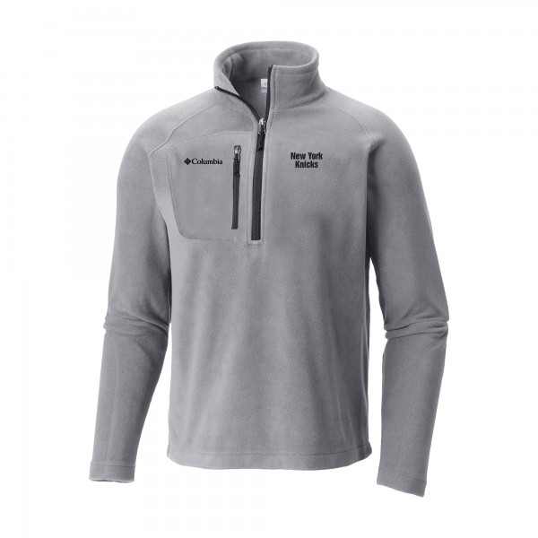 Кофта на короткой молнии New York Knicks Columbia Fast Trek III Fleece - Gray