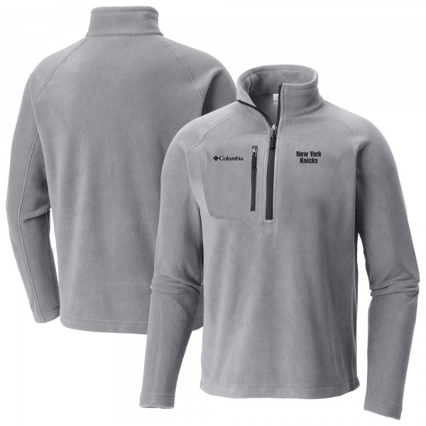 Кофта на короткой молнии New York Knicks Columbia Fast Trek III Fleece - Gray