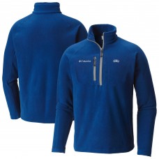 Кофта на короткой молнии Oklahoma City Thunder Columbia Blue Fast Trek III Fleece