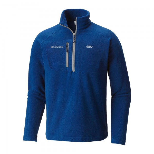 Кофта на короткой молнии Oklahoma City Thunder Columbia Blue Fast Trek III Fleece