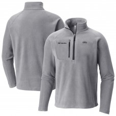 Кофта на короткой молнии Oklahoma City Thunder Columbia Gray Fast Trek III Fleece