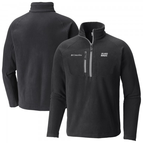 Orlando Magic Columbia Black Fast Trek III Half-Zip Fleece Pullover