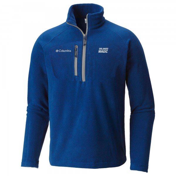 Orlando Magic Columbia Blue Fast Trek III Half-Zip Fleece Pullover