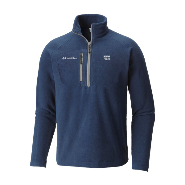 Indiana Pacers Columbia Navy Fast Trek III Half-Zip Fleece Pullover