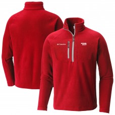 Кофта на короткой молнии Miami Heat Columbia Red Fast Trek III Fleece