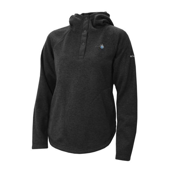 Женская толстовка Orlando Magic Columbia Black Sweater Weather Quarter-Snap