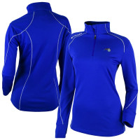 Женская пуловер Orlando Magic Columbia Blue Omni-Wick Shotgun Quarter-Zip 2.0