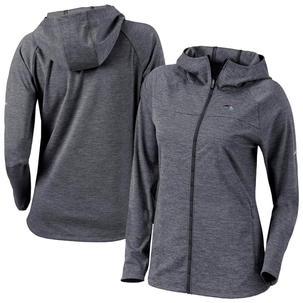 Женская толстовка Orlando Magic Columbia Black Omni-Wick Half Shot Full-Zip