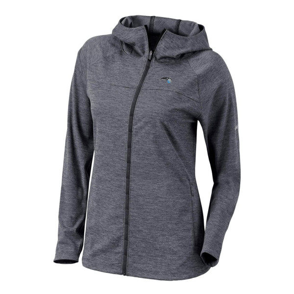 Женская толстовка Orlando Magic Columbia Black Omni-Wick Half Shot Full-Zip