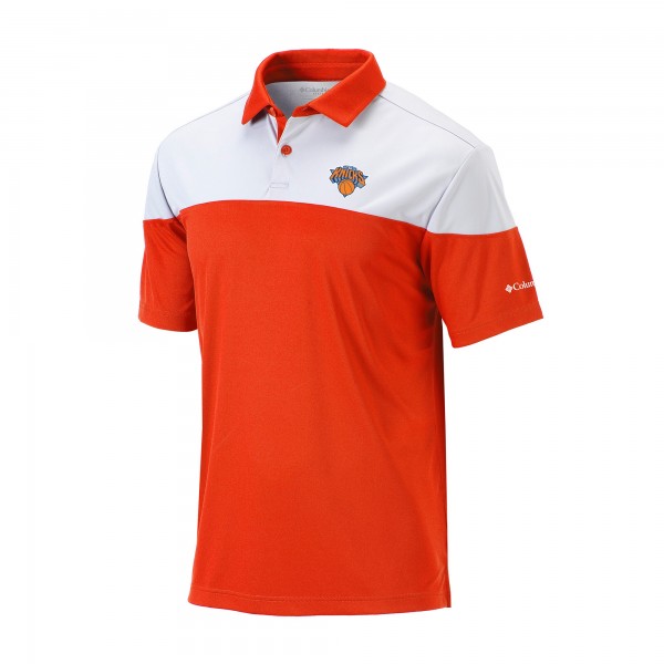 New York Knicks Columbia Orange Omni-Wick Best Ball Polo