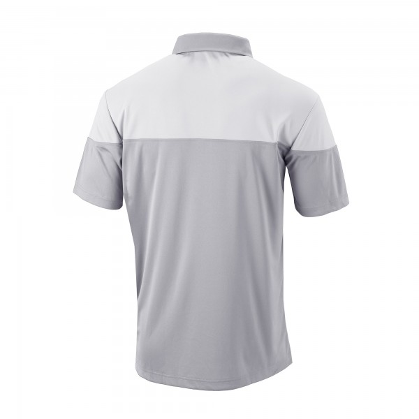 Indiana Pacers Columbia Gray Omni-Wick Best Ball Polo