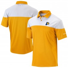 Indiana Pacers Columbia Gold Omni-Wick Best Ball Polo