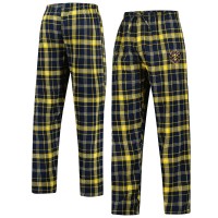 Штаны Denver Nuggets Concepts Sport Navy/Gold Ultimate Plaid Flannel