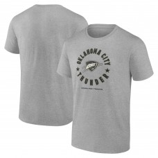 Футболка Oklahoma City Thunder Heather Gray Hoops for Troops