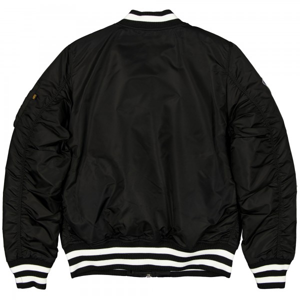 New York Yankees New Era x Alpha Industries Black Full-Zip Bomber Jacket