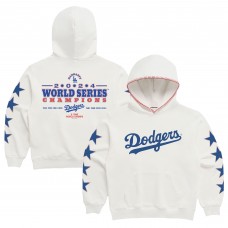 Los Angeles Dodgers Madhappy White 2024 World Series Champions Star Pullover Hoodie