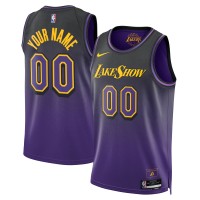 Именная игровая джерси Los Angeles Lakers Nike Unisex 2024/25 Swingman - City Edition - Purple