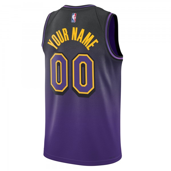 Именная игровая джерси Los Angeles Lakers Nike Unisex 2024/25 Swingman - City Edition - Purple