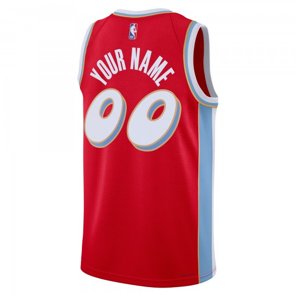 Именная игровая джерси Memphis Grizzlies Nike Unisex 2024/25 Swingman - City Edition - Red
