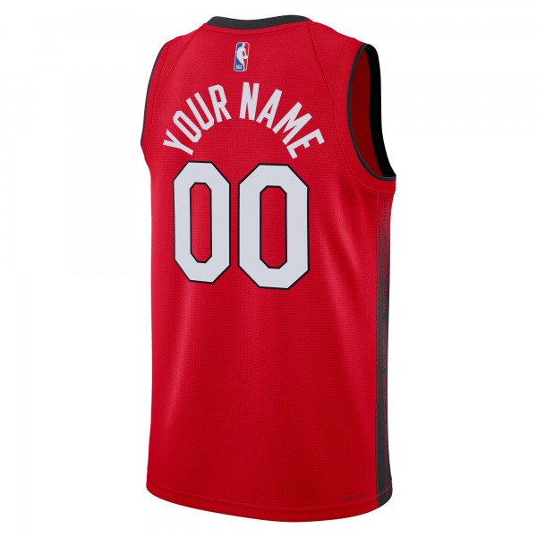 Именная игровая джерси Miami Heat Nike Unisex 2024/25 Swingman - City Edition - Red