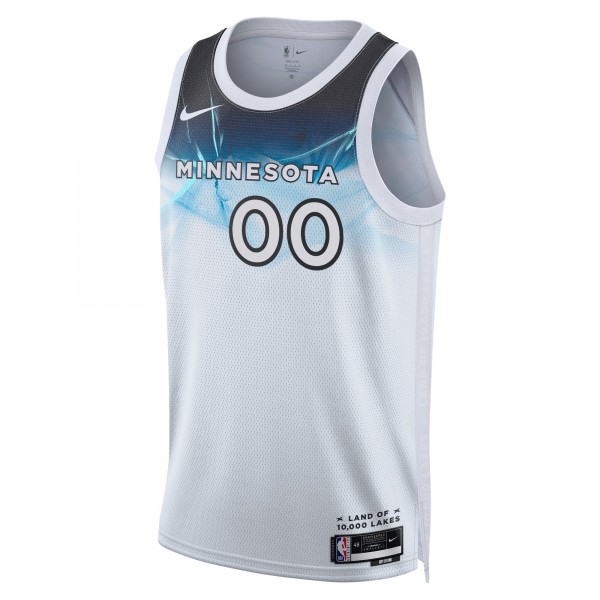 Именная игровая джерси Minnesota Timberwolves Nike Unisex 2024/25 Swingman - City Edition - White