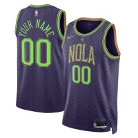 Именная игровая джерси New Orleans Pelicans Nike Unisex 2024/25 Swingman - City Edition - Purple
