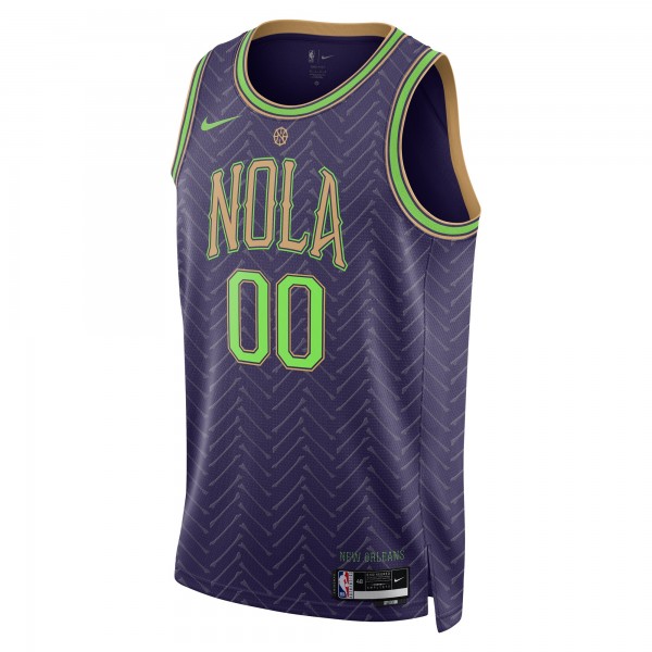 Именная игровая джерси New Orleans Pelicans Nike Unisex 2024/25 Swingman - City Edition - Purple