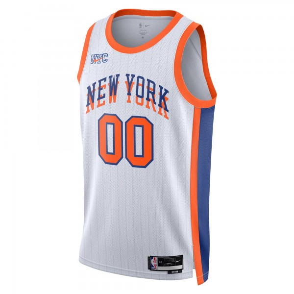 Именная игровая джерси New York Knicks Nike Unisex 2024/25 Swingman - City Edition - White