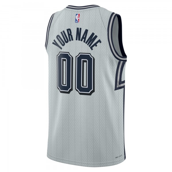 Именная игровая джерси Orlando Magic Nike Unisex 2024/25 Swingman - City Edition - Silver