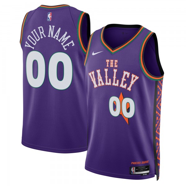 Именная игровая джерси Phoenix Suns Nike Unisex 2024/25 Swingman - City Edition - Purple