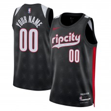 Именная игровая джерси Portland Trail Blazers Nike Unisex 2024/25 Swingman - City Edition - Black