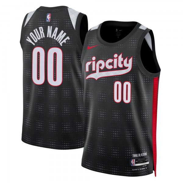 Именная игровая джерси Portland Trail Blazers Nike Unisex 2024/25 Swingman - City Edition - Black