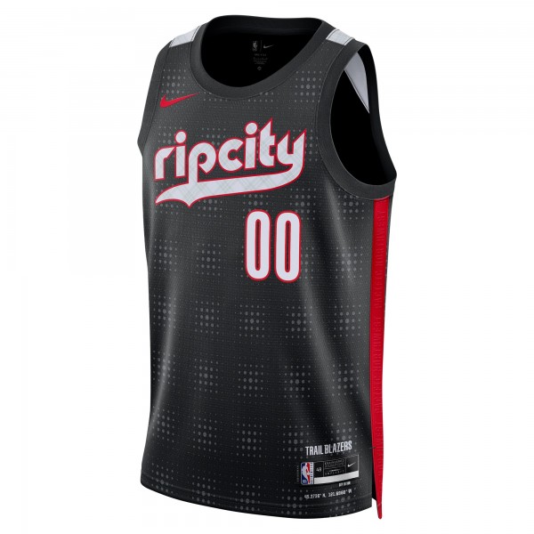 Именная игровая джерси Portland Trail Blazers Nike Unisex 2024/25 Swingman - City Edition - Black