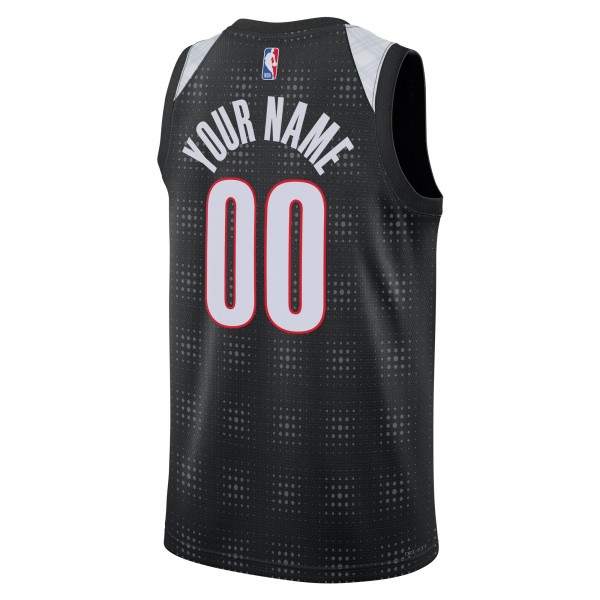 Именная игровая джерси Portland Trail Blazers Nike Unisex 2024/25 Swingman - City Edition - Black