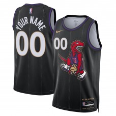 Именная игровая джерси Toronto Raptors Nike Unisex 2024/25 Swingman - City Edition - Black