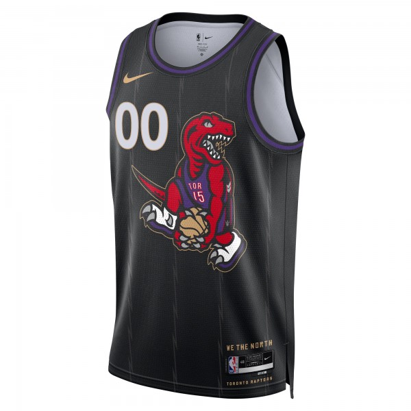 Именная игровая джерси Toronto Raptors Nike Unisex 2024/25 Swingman - City Edition - Black