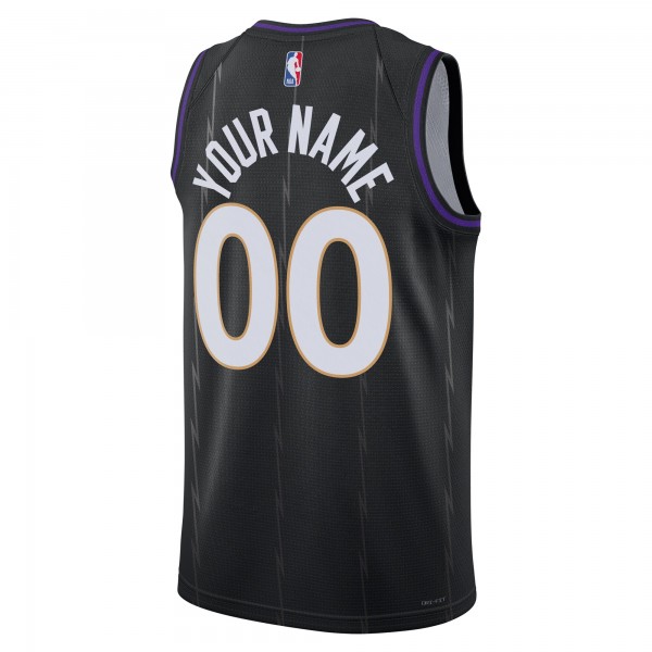 Именная игровая джерси Toronto Raptors Nike Unisex 2024/25 Swingman - City Edition - Black
