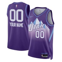 Именная игровая джерси Utah Jazz Nike Unisex 2024/25 Swingman - City Edition - Purple
