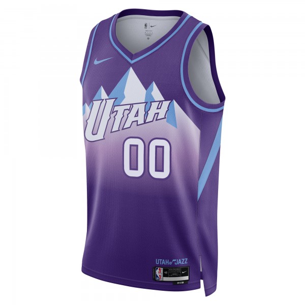 Именная игровая джерси Utah Jazz Nike Unisex 2024/25 Swingman - City Edition - Purple