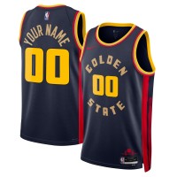 Именная игровая джерси Golden State Warriors Nike Unisex 2024/25 Swingman - City Edition - Navy