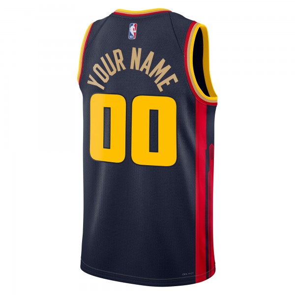 Именная игровая джерси Golden State Warriors Nike Unisex 2024/25 Swingman - City Edition - Navy